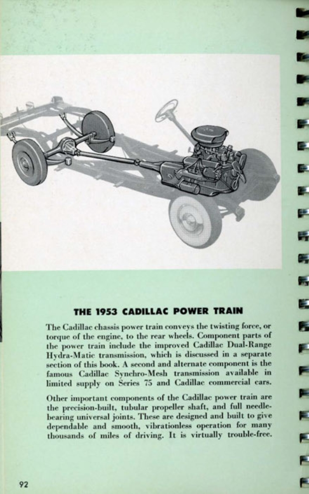 1953 Cadillac Salesmans Data Book Page 28